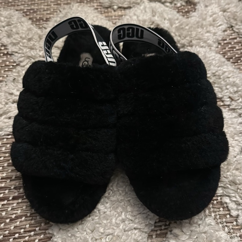 UGG Peep Toe Slides Slippers